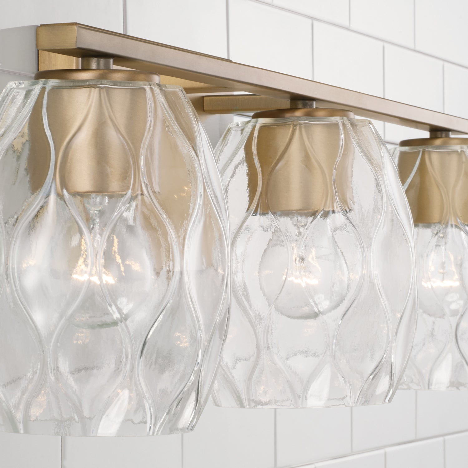Capital Lighting - 145331AD-525 - Three Light Vanity - Lucas - Aged Brass