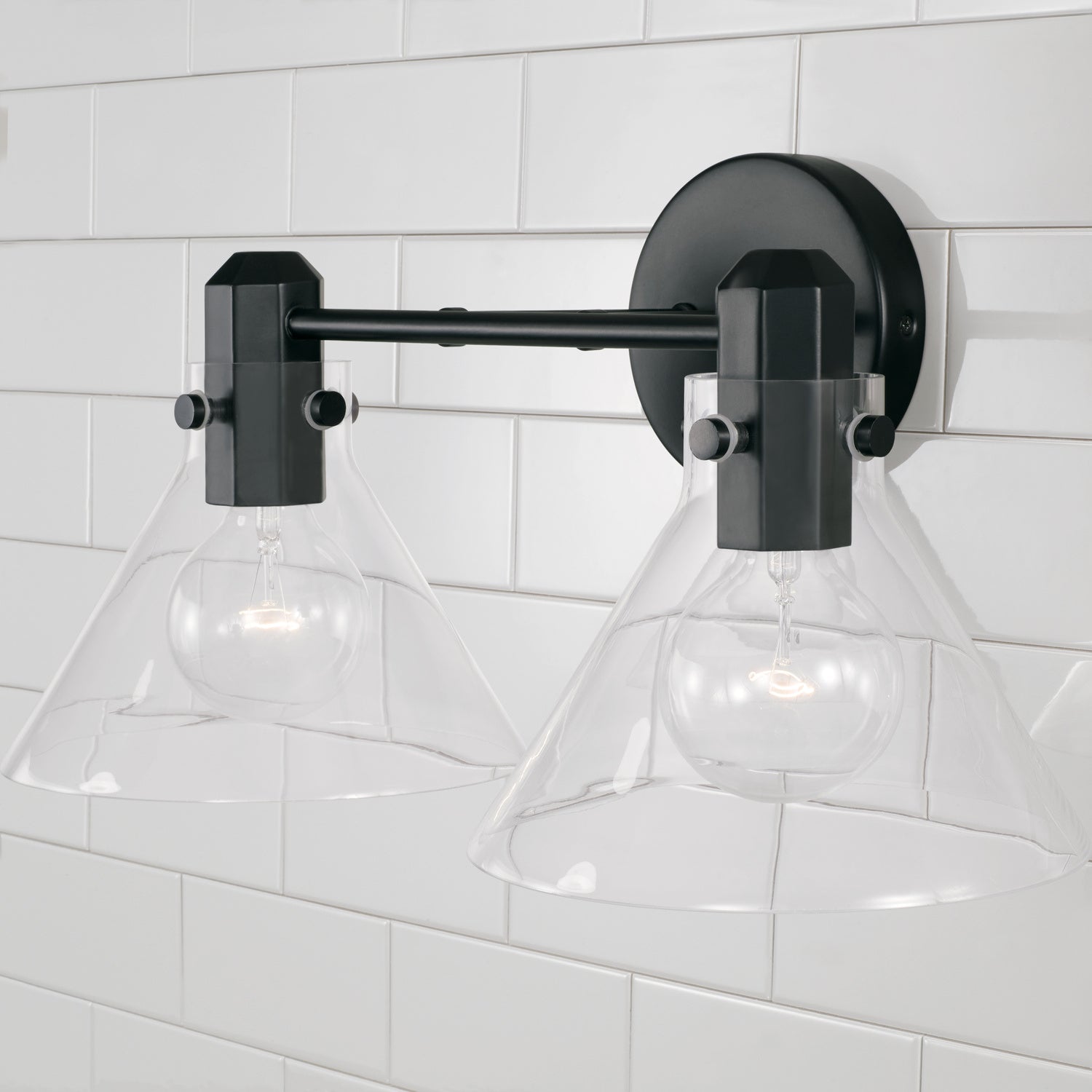 Capital Lighting - 145821MB-528 - Two Light Vanity - Greer - Matte Black