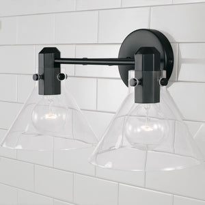 Capital Lighting - 145821MB-528 - Two Light Vanity - Greer - Matte Black