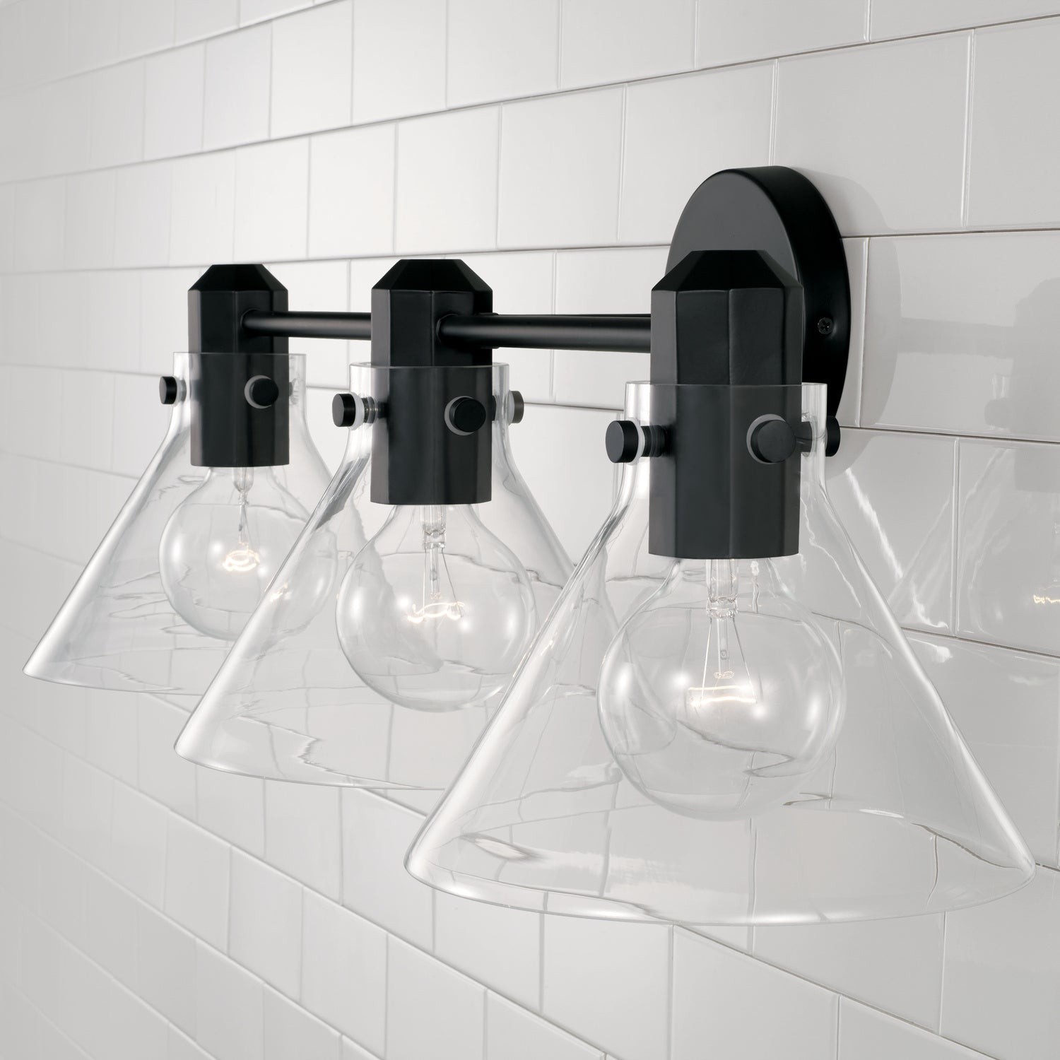 Capital Lighting - 145831MB-528 - Three Light Vanity - Greer - Matte Black