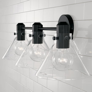 Capital Lighting - 145831MB-528 - Three Light Vanity - Greer - Matte Black