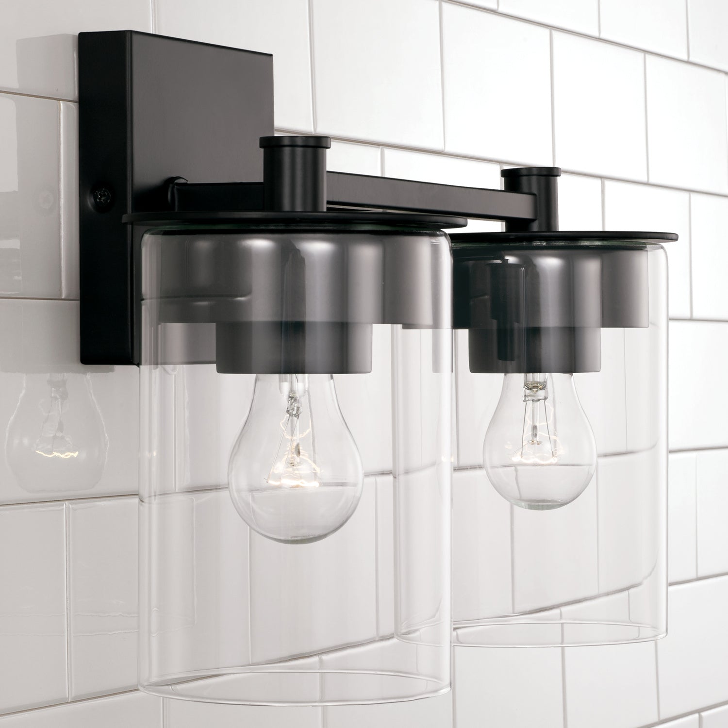 Capital Lighting - 146821MB-532 - Two Light Vanity - Mason - Matte Black