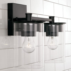 Capital Lighting - 146821MB-532 - Two Light Vanity - Mason - Matte Black