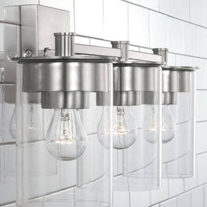 Capital Lighting - 146831BN-532 - Three Light Vanity - Mason - Brushed Nickel
