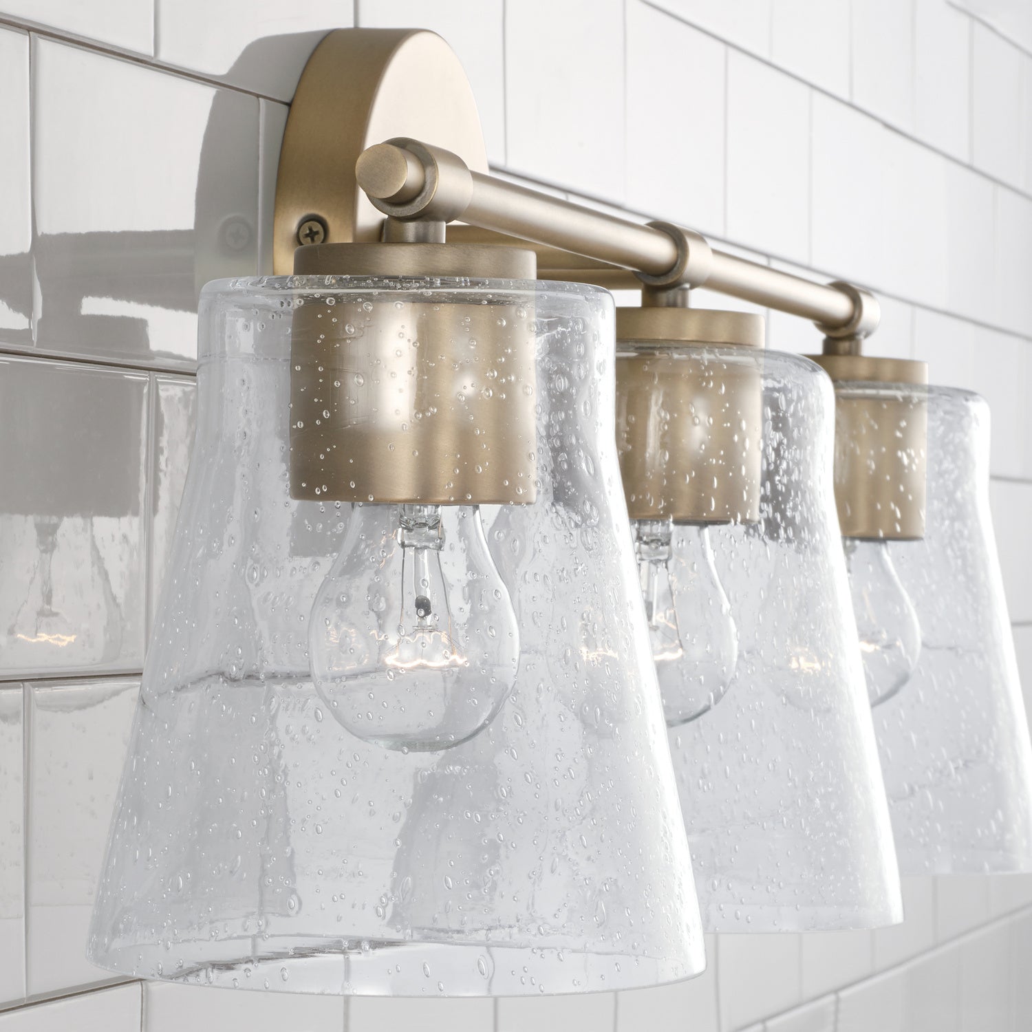 Capital Lighting - 146931AD-533 - Three Light Vanity - Baker - Aged Brass