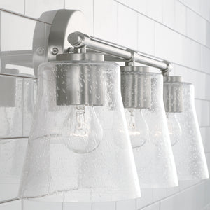 Capital Lighting - 146931BN-533 - Three Light Vanity - Baker - Brushed Nickel