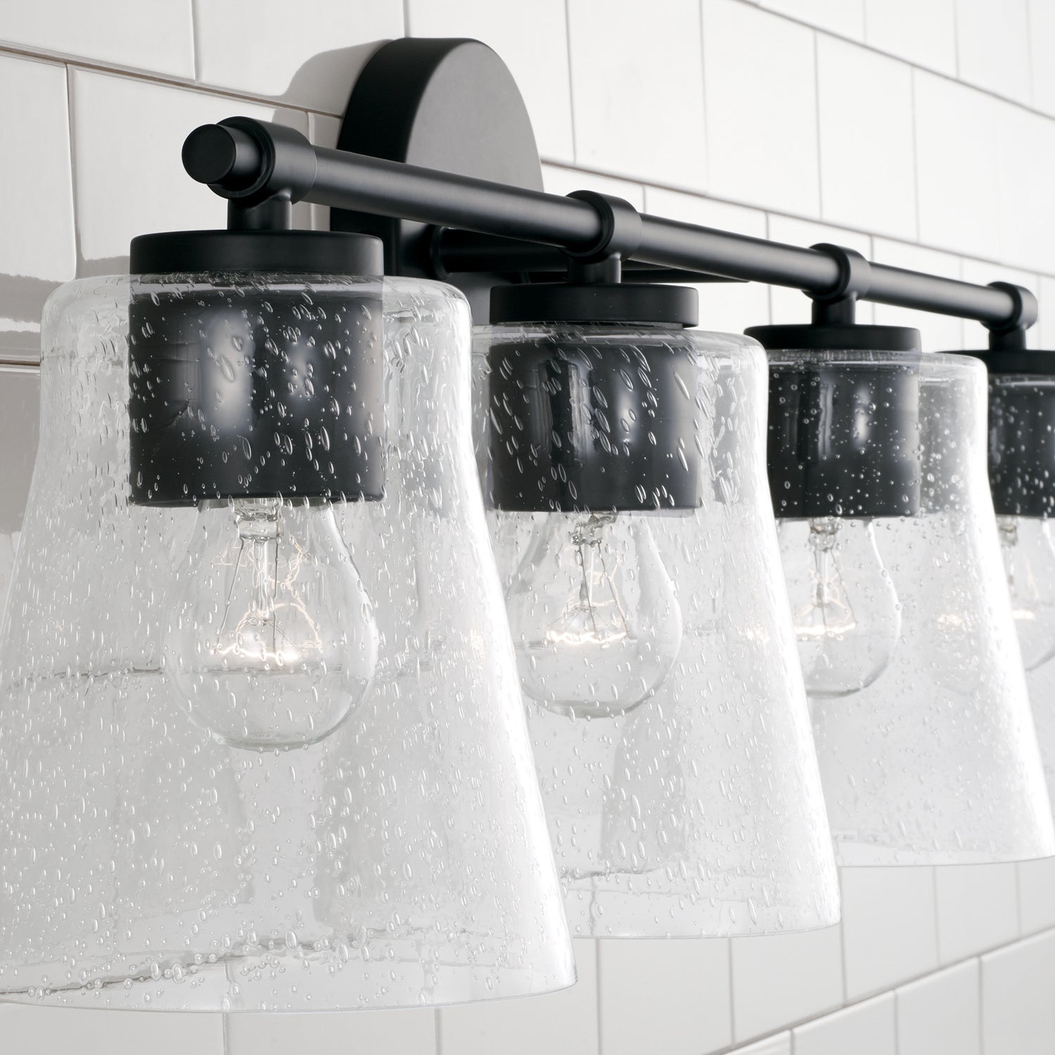 Capital Lighting - 146941MB-533 - Four Light Vanity - Baker - Matte Black
