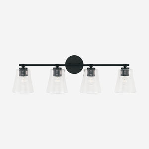 Capital Lighting - 146941MB-533 - Four Light Vanity - Baker - Matte Black
