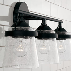 Capital Lighting - 147031MB-534 - Three Light Vanity - Madison - Matte Black