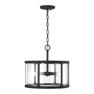 Capital Lighting - 244931BI - Three Light Semi Flush Mount - Brennen - Black Iron