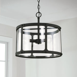 Capital Lighting - 244931BI - Three Light Semi Flush Mount - Brennen - Black Iron