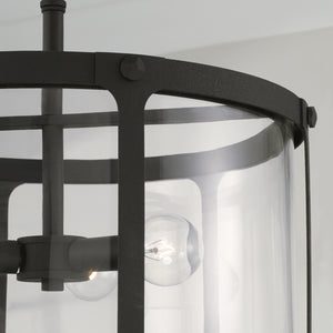 Capital Lighting - 244931BI - Three Light Semi Flush Mount - Brennen - Black Iron