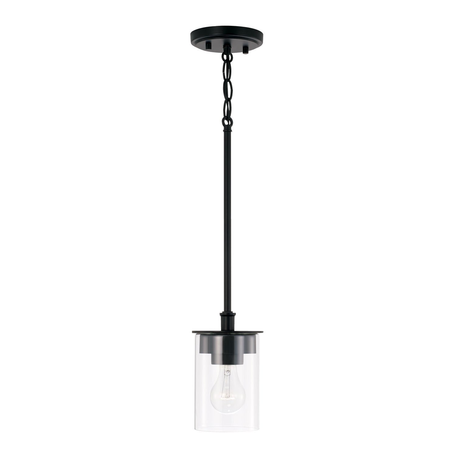 Capital Lighting - 246811MB-532 - One Light Semi Flush Mount - Mason - Matte Black