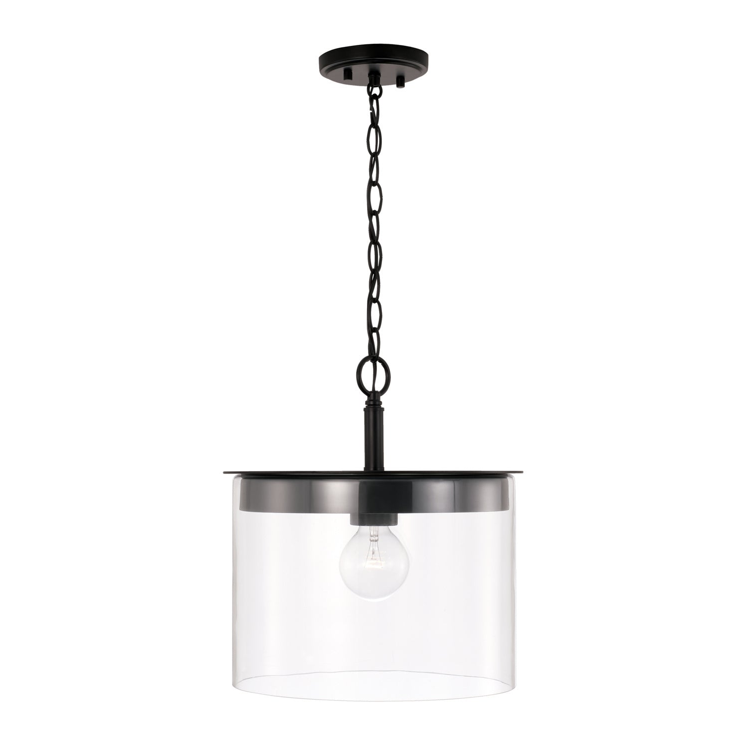 Capital Lighting - 246812MB - One Light Semi Flush Mount - Mason - Matte Black