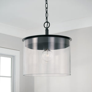 Capital Lighting - 246812MB - One Light Semi Flush Mount - Mason - Matte Black
