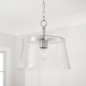 Capital Lighting - 246911BN - One Light Pendant - Baker - Brushed Nickel