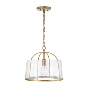 Capital Lighting - 247011AD - One Light Semi Flush Mount - Madison - Aged Brass