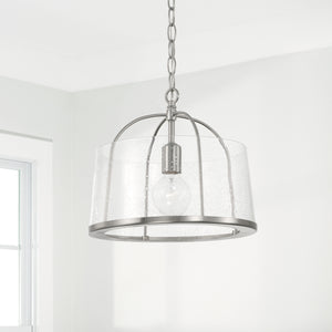 Capital Lighting - 247011BN - One Light Semi Flush Mount - Madison - Brushed Nickel