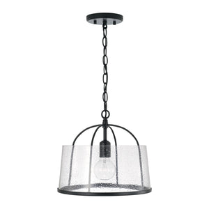 Capital Lighting - 247011MB - One Light Semi Flush Mount - Madison - Matte Black