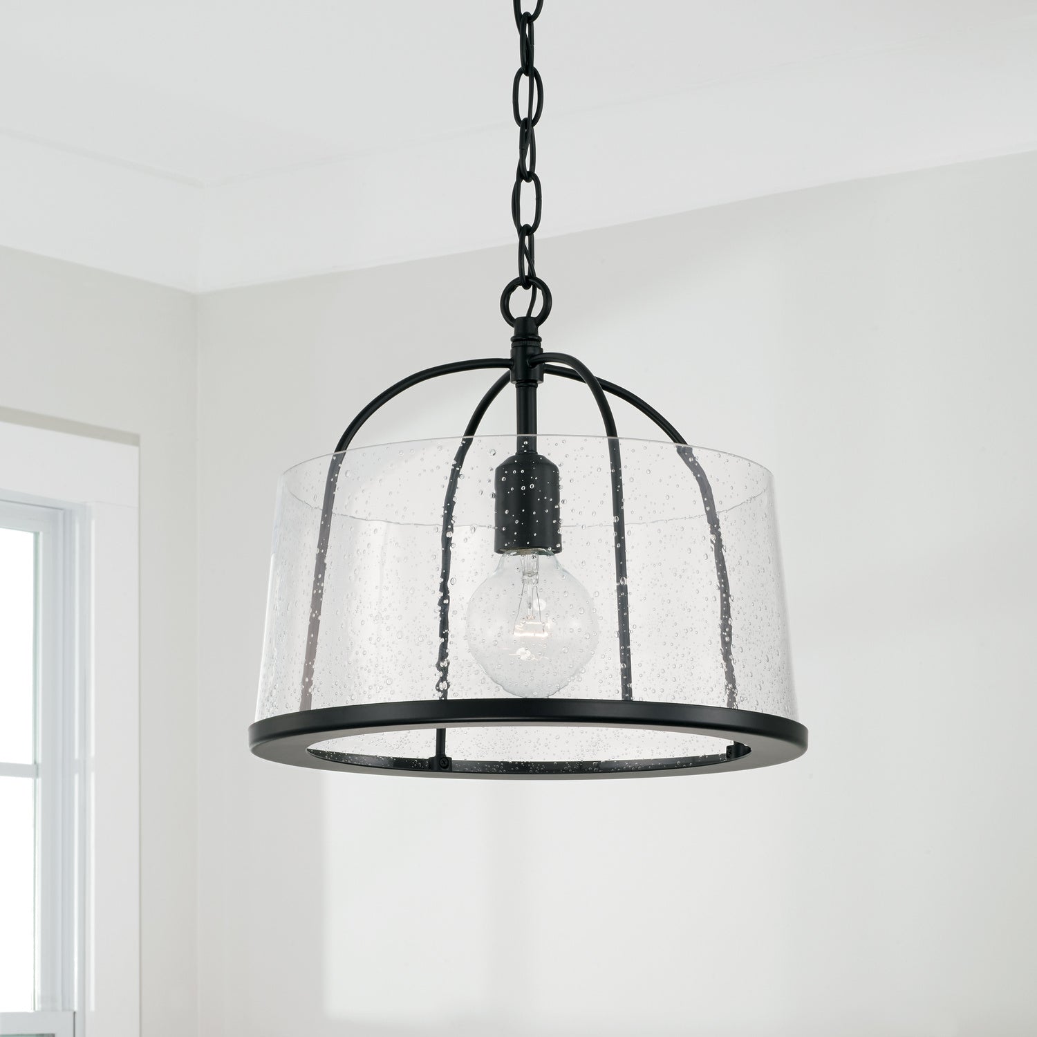 Capital Lighting - 247011MB - One Light Semi Flush Mount - Madison - Matte Black