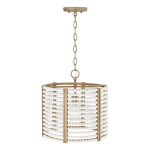 Capital Lighting - 247111AP - One Light Semi Flush Mount - Brynn - Aged Brass Painted