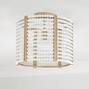 Capital Lighting - 247111AP - One Light Semi Flush Mount - Brynn - Aged Brass Painted