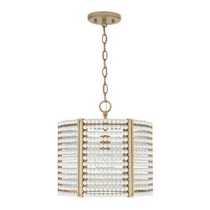 Capital Lighting - 247111AP - One Light Semi Flush Mount - Brynn - Aged Brass Painted