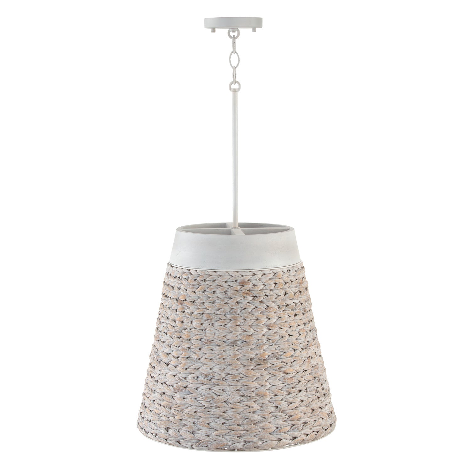 Capital Lighting - 343941HW - Four Light Pendant - Tallulah - Chalk Wash