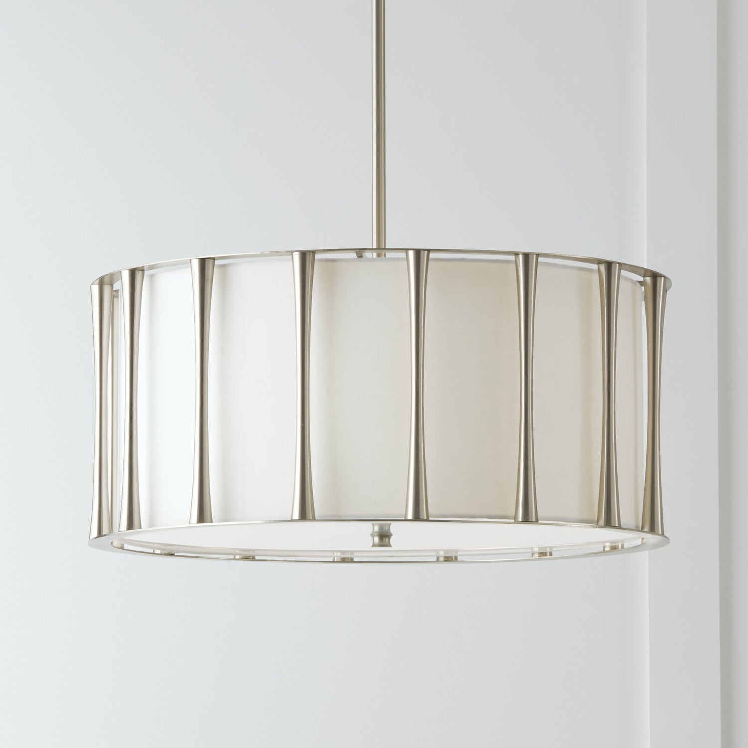 Capital Lighting - 344641BN - Four Light Pendant - Bodie - Brushed Nickel