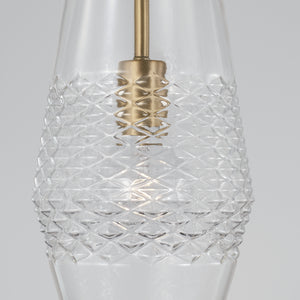 Capital Lighting - 345011AD - One Light Pendant - Dena - Aged Brass