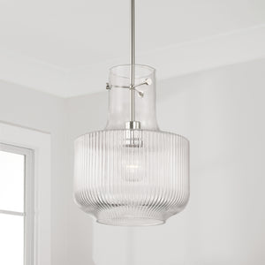 Capital Lighting - 345111PN - One Light Pendant - Nyla - Polished Nickel