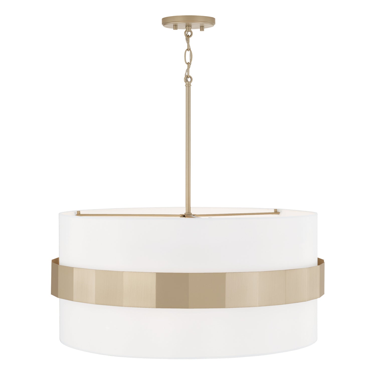 Capital Lighting - 346241SF - Four Light Pendant - Sutton - Soft Gold