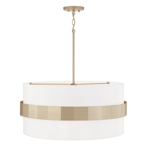 Capital Lighting - 346241SF - Four Light Pendant - Sutton - Soft Gold