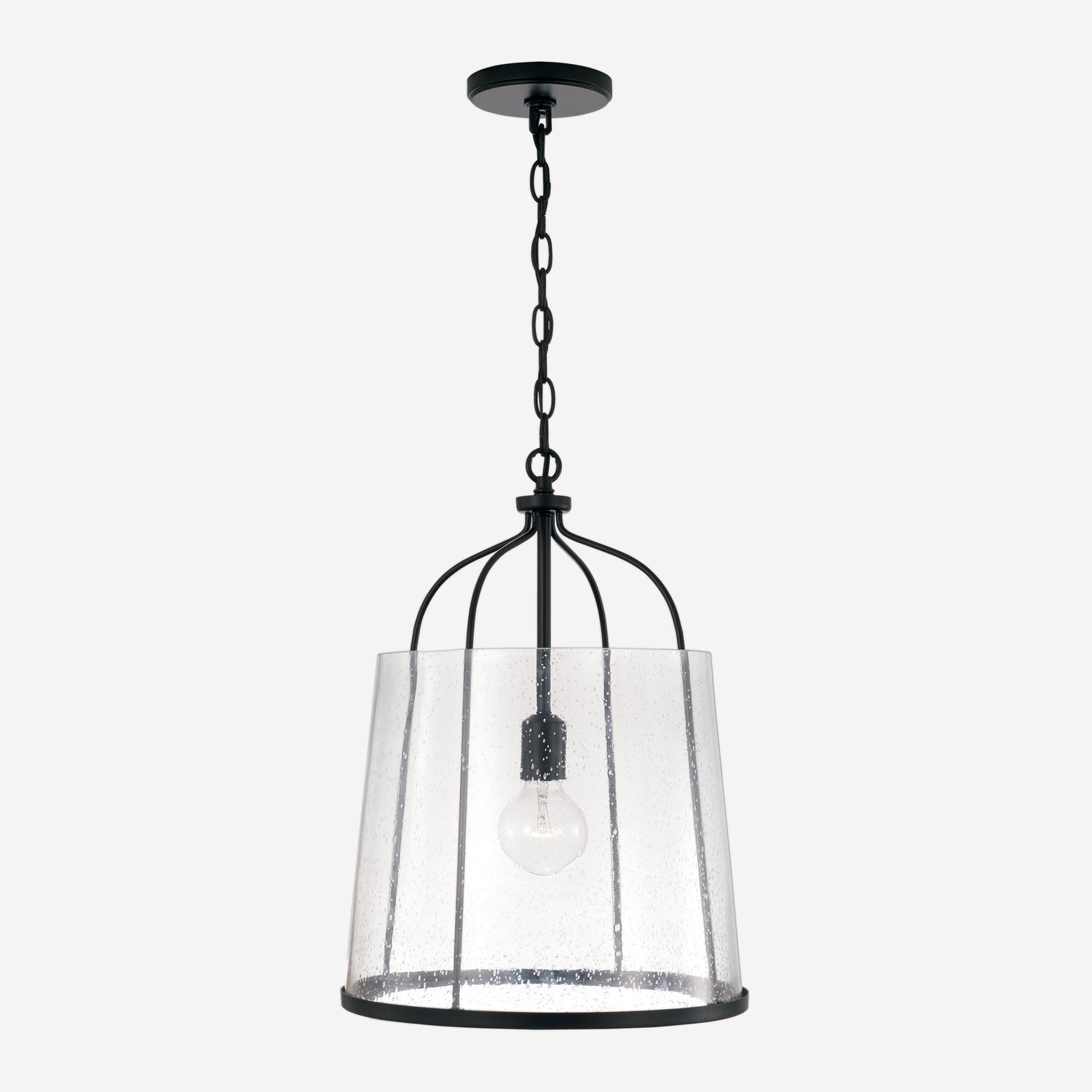 Capital Lighting - 347011MB - One Light Pendant - Madison - Matte Black