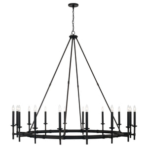 Capital Lighting - 445202IH - 16 Light Chandelier - Ogden - Brushed Black Iron