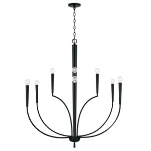 Capital Lighting - 445901MB - Ten Light Chandelier - Holden - Matte Black