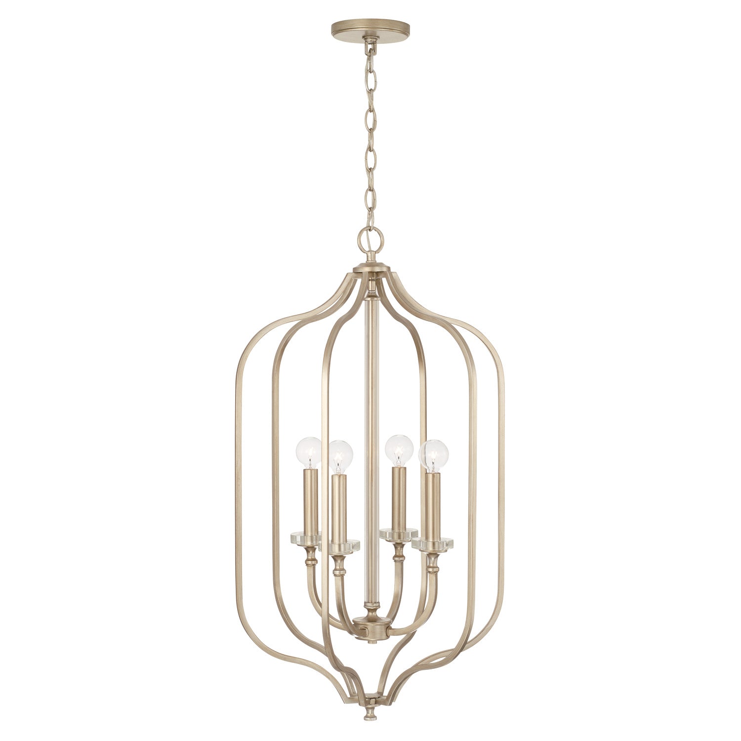 Capital Lighting - 544841BS - Four Light Foyer - Breigh - Brushed Champagne