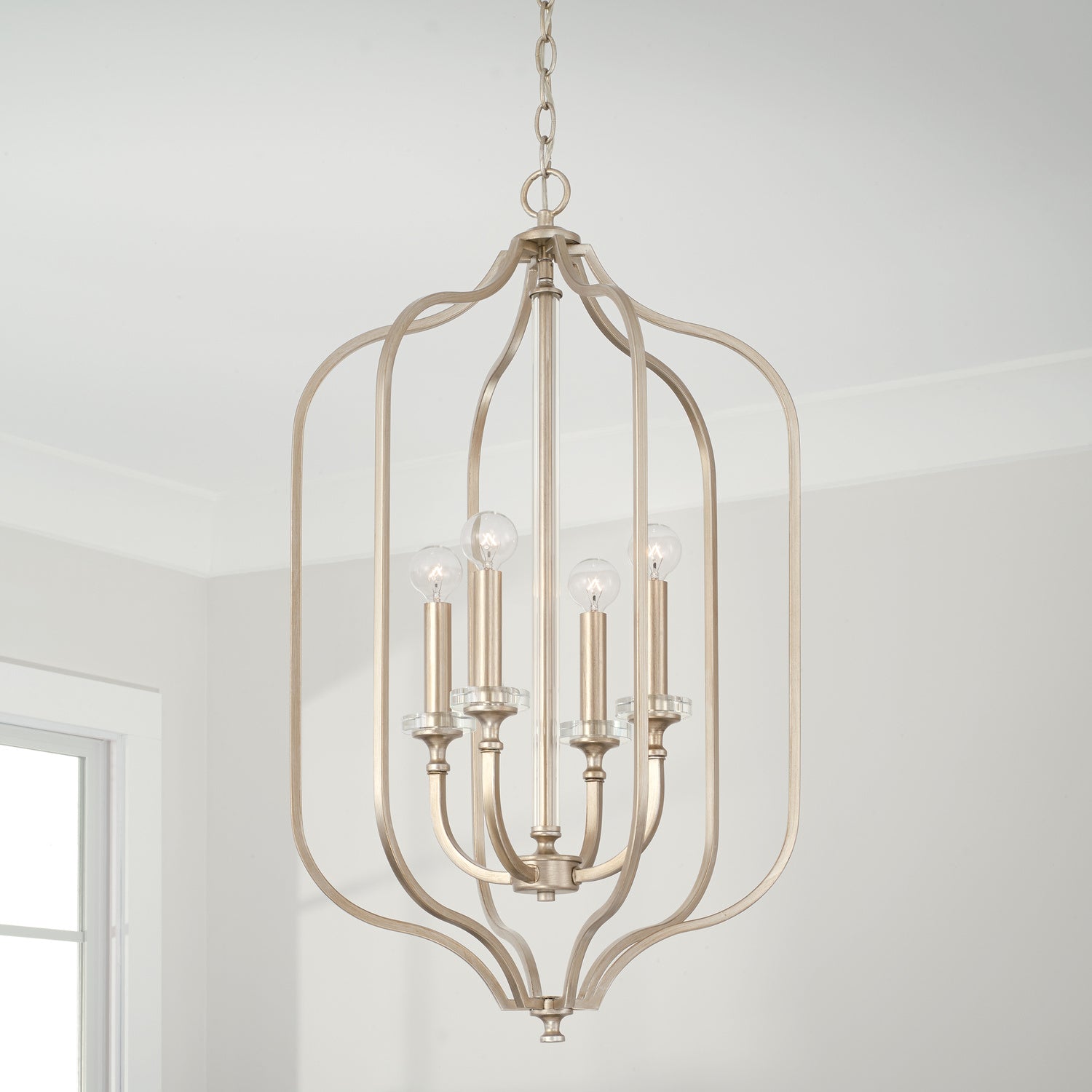 Capital Lighting - 544841BS - Four Light Foyer - Breigh - Brushed Champagne