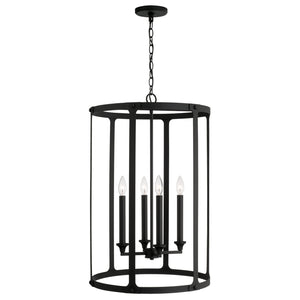 Capital Lighting - 544941BI - Four Light Foyer - Brennen - Black Iron