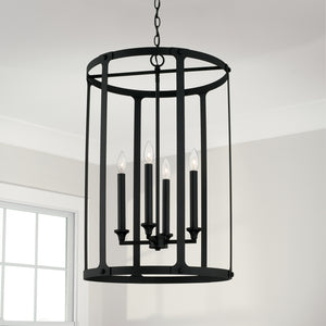 Capital Lighting - 544941BI - Four Light Foyer - Brennen - Black Iron