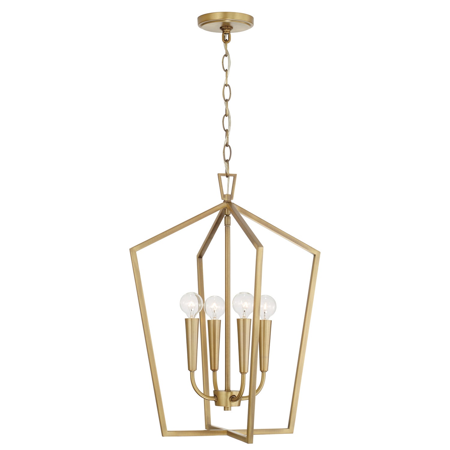 Capital Lighting - 545941AD - Four Light Foyer - Holden - Aged Brass