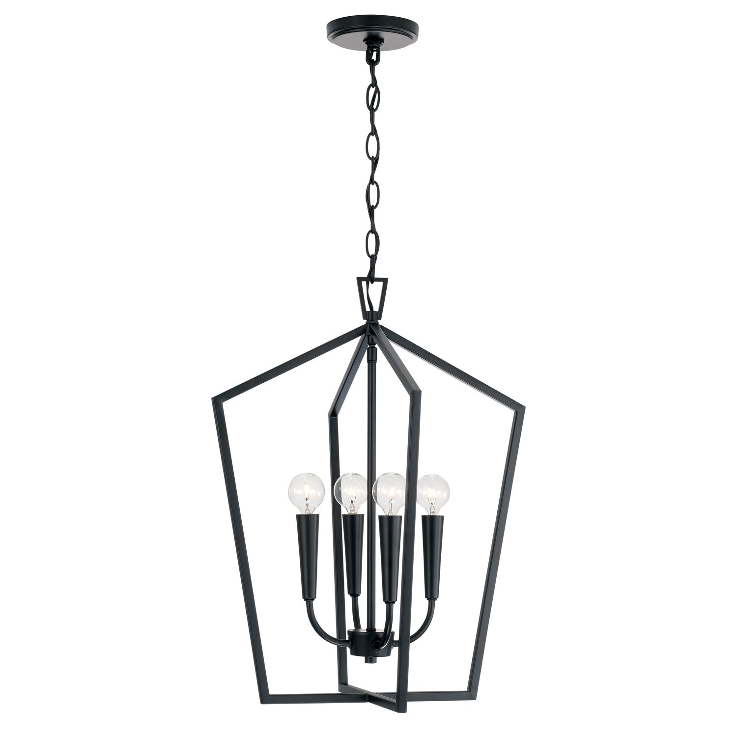 Capital Lighting - 545941MB - Four Light Foyer - Holden - Matte Black