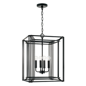 Capital Lighting - 546041MB - Four Light Foyer - Lennon - Matte Black