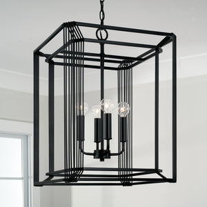 Capital Lighting - 546041MB - Four Light Foyer - Lennon - Matte Black