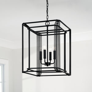Capital Lighting - 546041MB - Four Light Foyer - Lennon - Matte Black