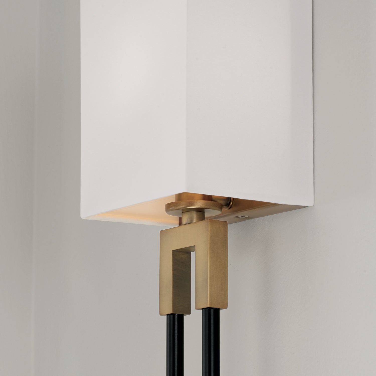 Capital Lighting - 644711AB - One Light Wall Sconce - Bleeker - Aged Brass and Black