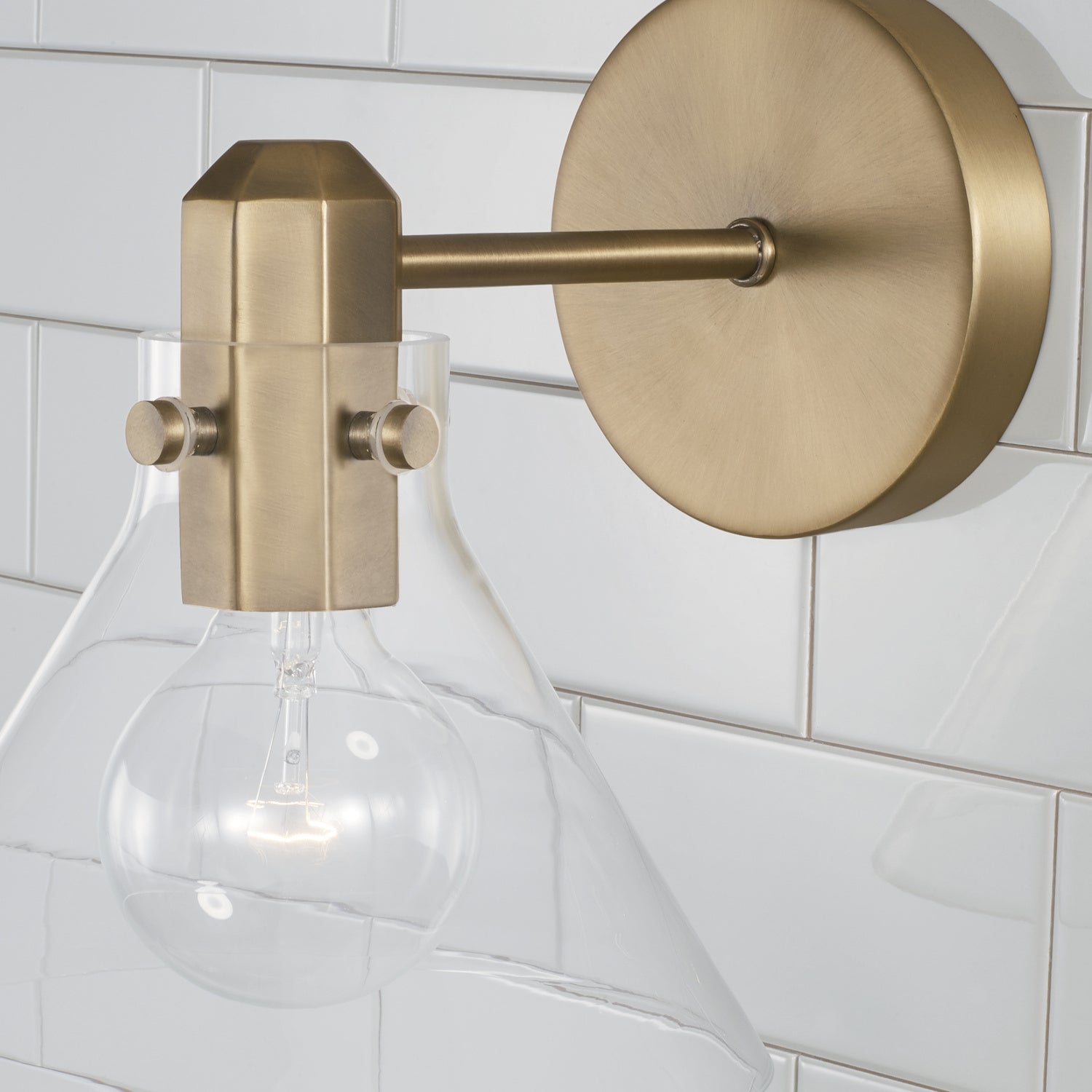 Capital Lighting - 645811AD-528 - One Light Wall Sconce - Greer - Aged Brass