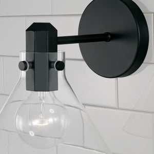 Capital Lighting - 645811MB-528 - One Light Wall Sconce - Greer - Matte Black