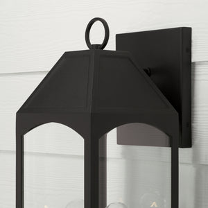 Capital Lighting - 946321BK - Two Light Outdoor Wall Lantern - Burton - Black