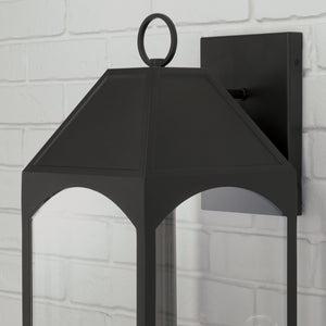 Capital Lighting - 946341BK - Four Light Outdoor Wall Lantern - Burton - Black